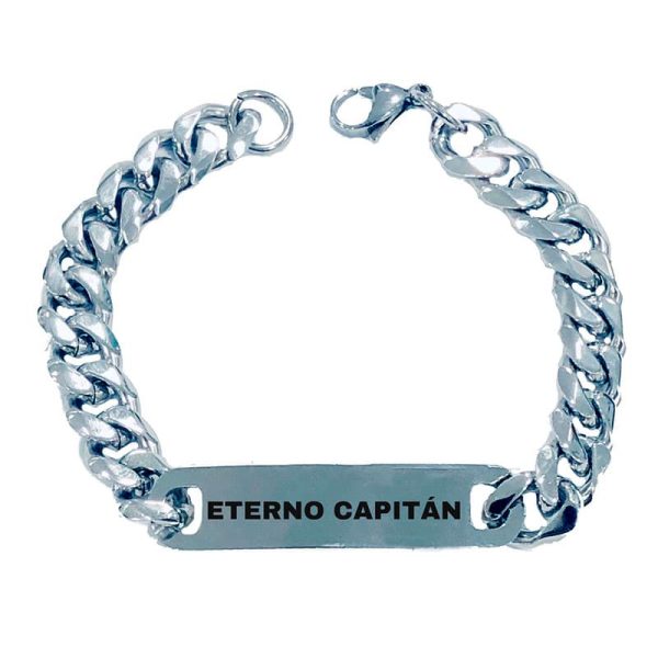 Pulsera Esclava Eterno Capitán Acero tamaño grande