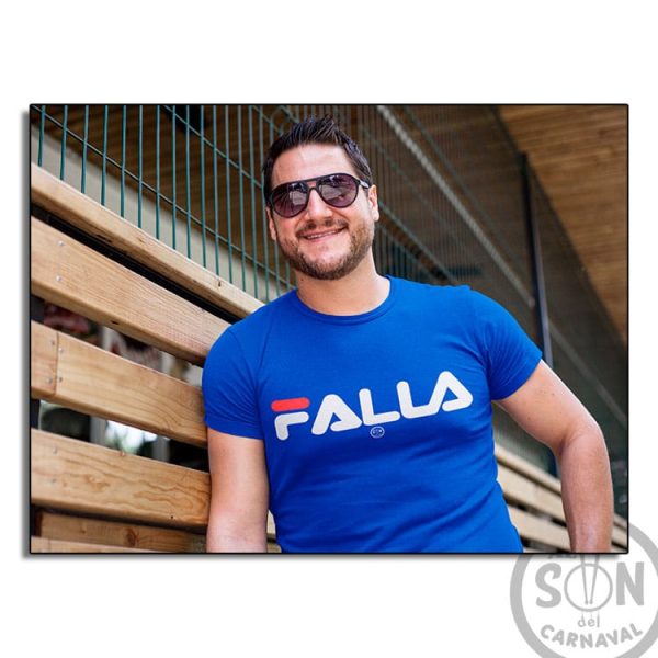 camiseta marca falla azul