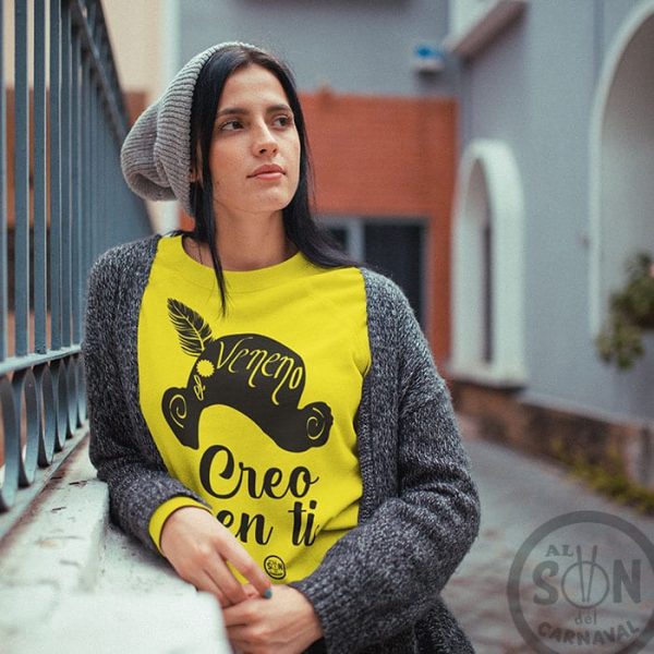 sudadera capitan veneno - creo en ti - sin capucha