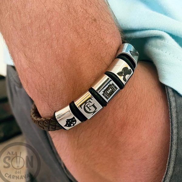 Pulsera hombre Simbolos del Carnaval