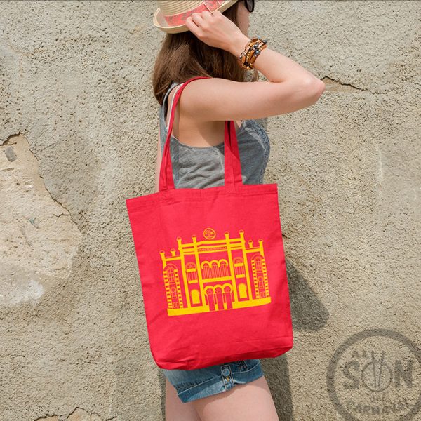 tote bag Gran Teatro Falla amarillo rojo