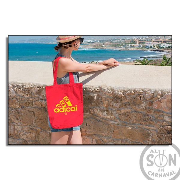 tote bag adicai rojo