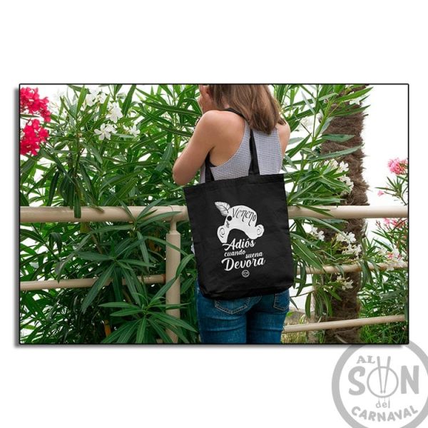 tote bag capitan veneno - adios cuando suena devora