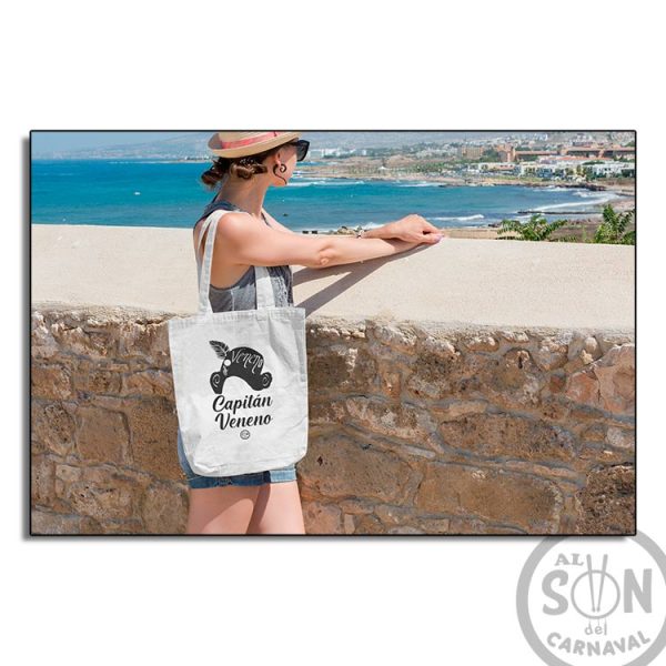 tote bag capitan veneno blanco