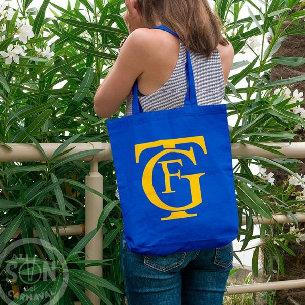 tote bag logo gran teatro falla azul