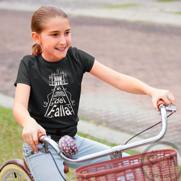 Camiseta para niño Si caminito del Falla negra