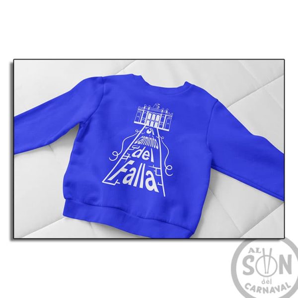 Sudadera para niño Si caminito del falla azul