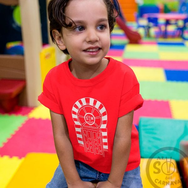 camiseta para niño la puerta del falla roja