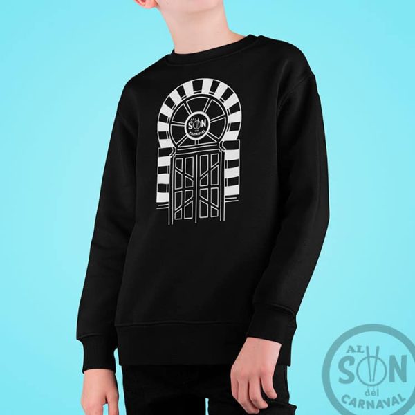 sudadera para niño la puerta del falla negra