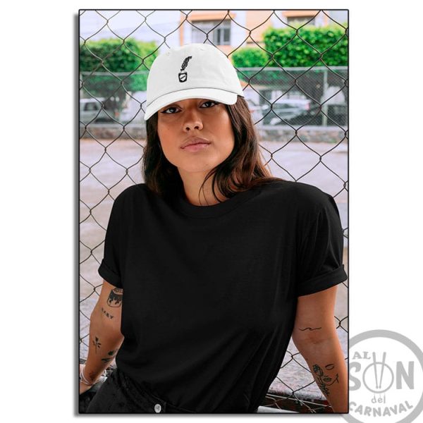 gorra veneno de carnaval blanca