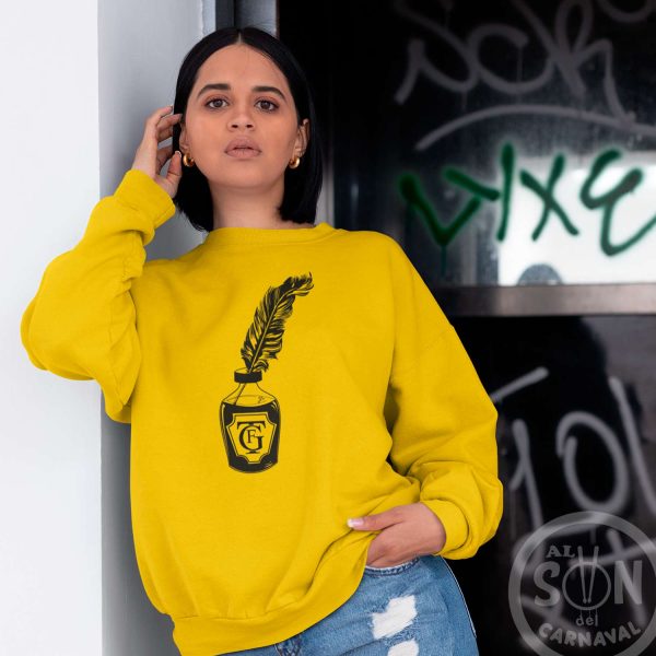 sudadera veneno de carnaval amarillo