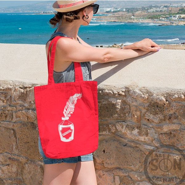 tote bag veneno de carnaval rojo