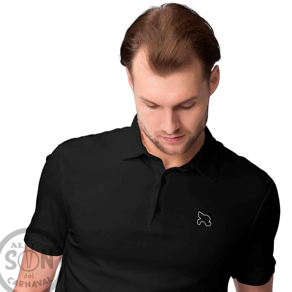 Polo minimal capitan veneno negro