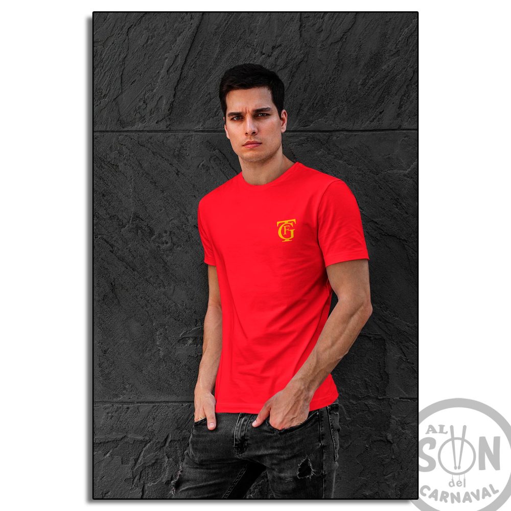 Camiseta Elegant Logo GTF Gran Teatro Falla roja