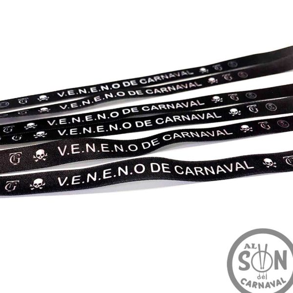 Pulseras de tela Veneno de Carnaval