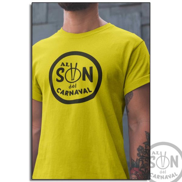 camiseta al son del carnaval amarillo