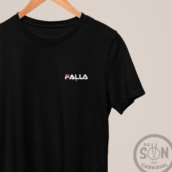 camiseta elegant falla negra