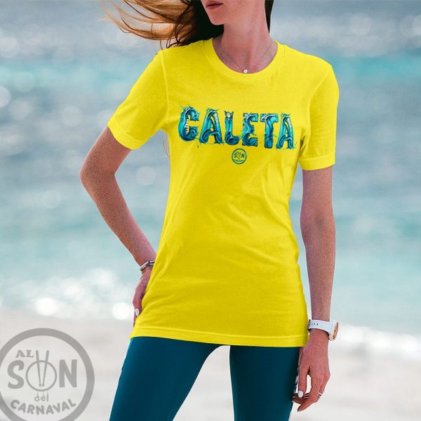 Camiseta Caleta amarilla