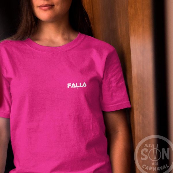 camiseta elegant falla fucsia