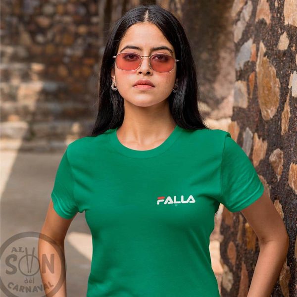 camiseta elegant falla verde