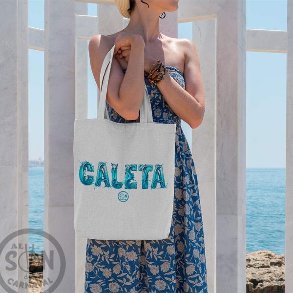 tote bag caleta blanco