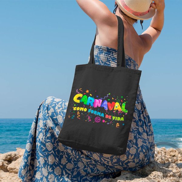 tote bag carnaval como forma de vida negro