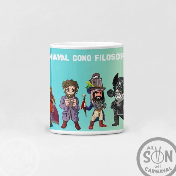 taza de ceramica de personajes del veneno