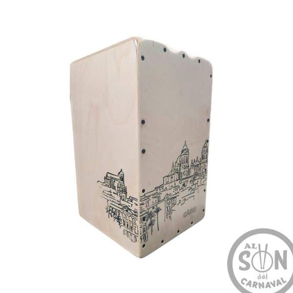 cajon flamenco de la ciudad de cadiz