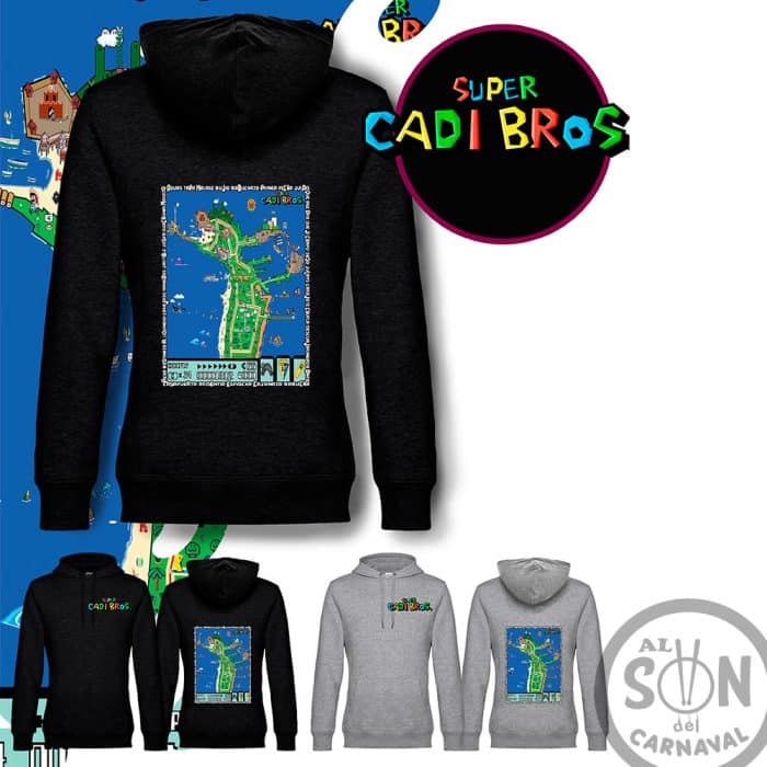 sudadera el Mundo de Super Cadi Bros