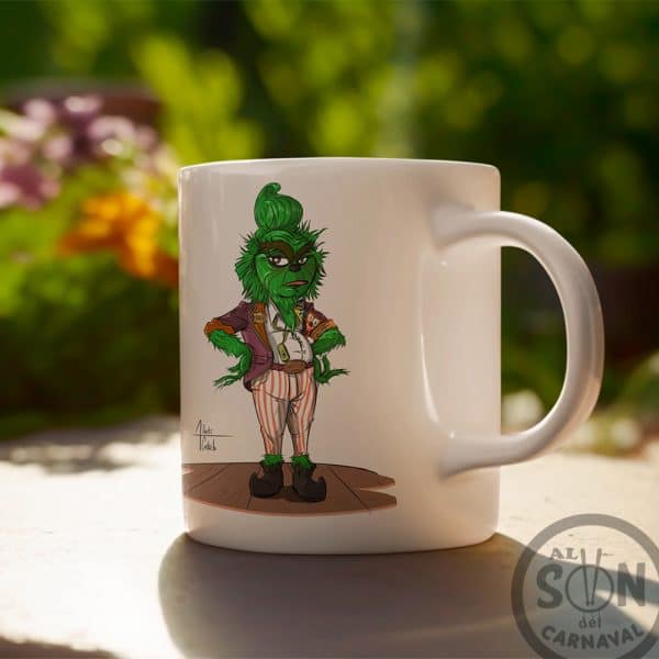 taza de ceramica el grinch de cai