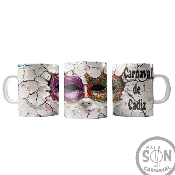 Taza Antifaces de carnaval 2