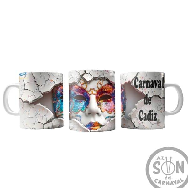 Taza Antifaces de carnaval 3