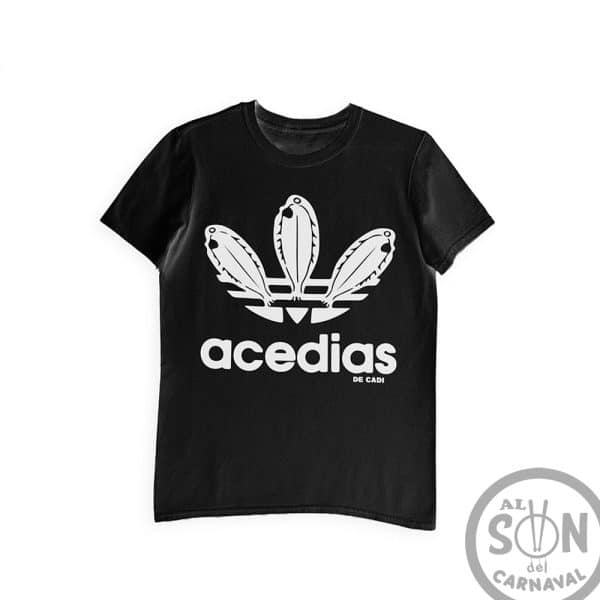 camiseta acedias de cadi negra