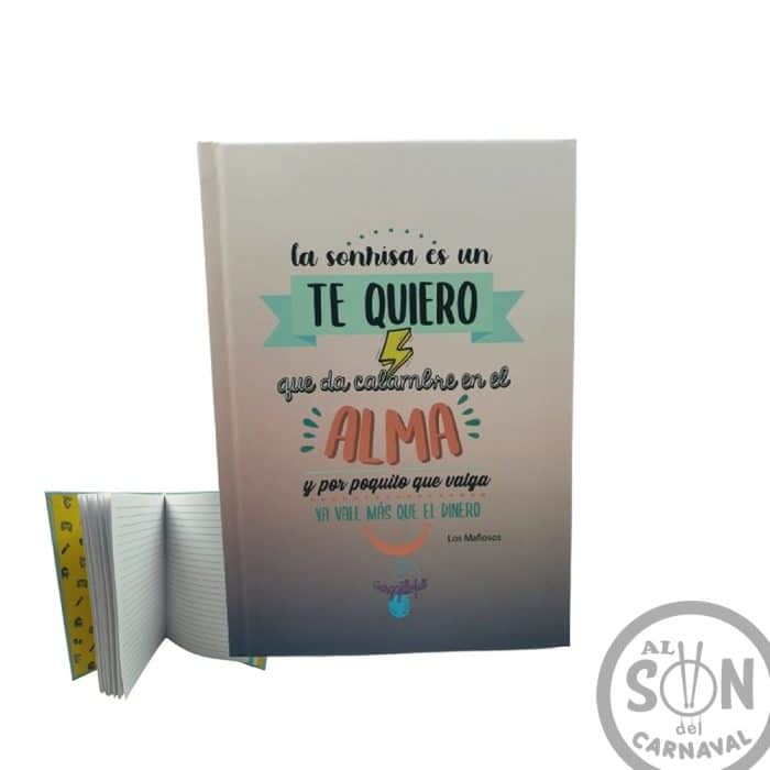 libreta la sonrisa es un te quiero